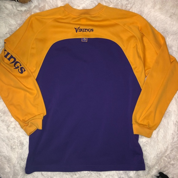 Long Sleeve Team NFL Vikings Pullover - Picture 5 of 5